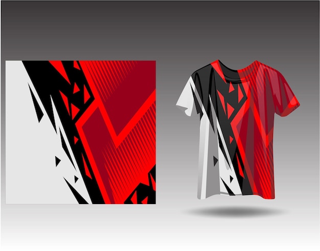 Vector camiseta diseño deportivo para carreras jersey ciclismo fútbol juegos motocross