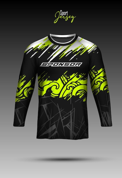 Camiseta de diseño de manga larga camiseta deportiva