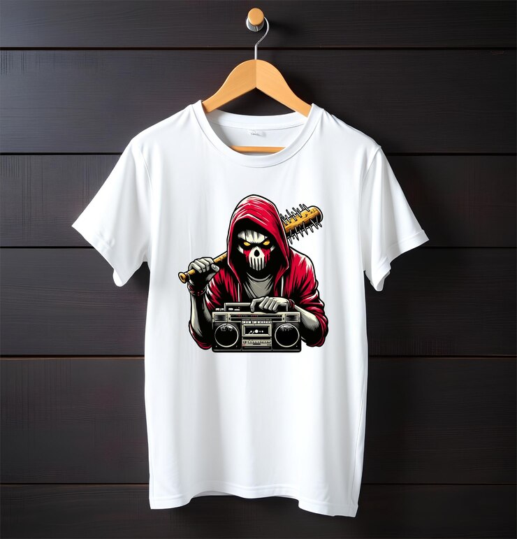 Camiseta elegante con diseño de arte callejero urbano