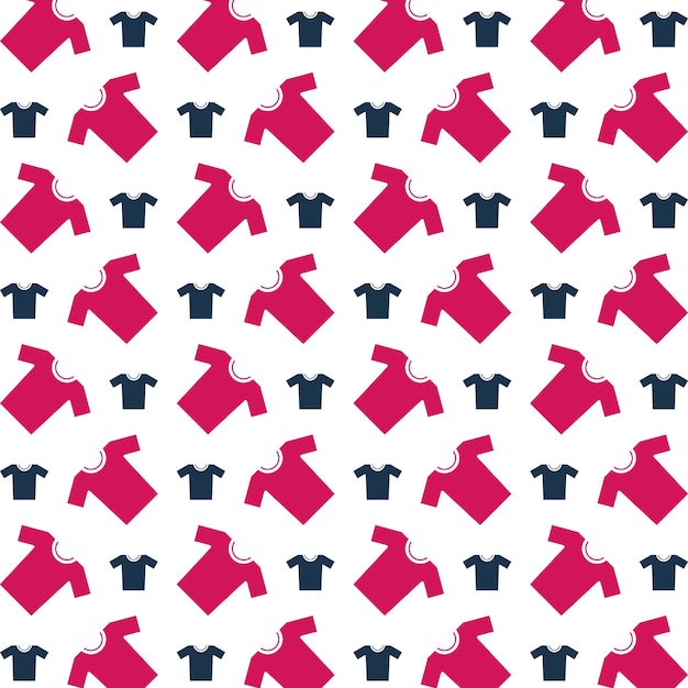 Camiseta fabulosa de moda multicolor con patrón repetido diseño de ilustración vectorial