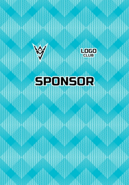 Camiseta de fútbol azul ligero con logotipos del patrocinador y del club