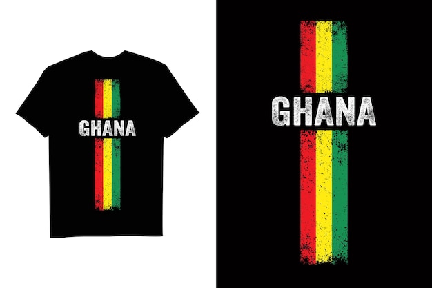 Camiseta de fútbol con la bandera de Ghana 2022