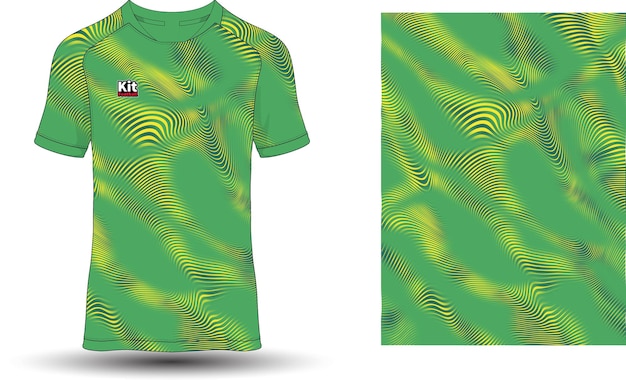 Camiseta de fútbol y camiseta deportiva Diseño gráfico para fútbol.