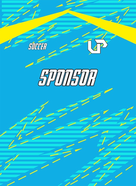 Camiseta de fútbol con el logotipo del patrocinador