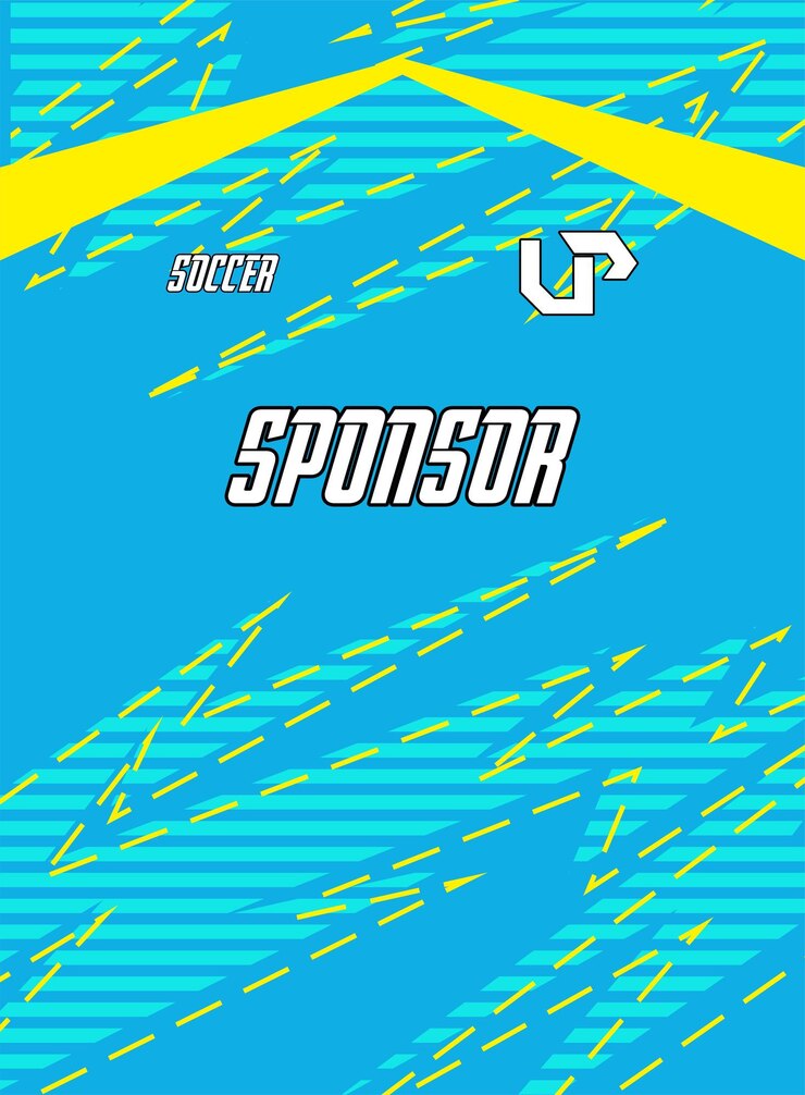Camiseta de fútbol con el logotipo del patrocinador