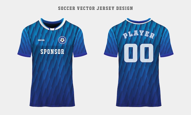 Vector camiseta de fútbol plantilla deporte camiseta diseño vector premium