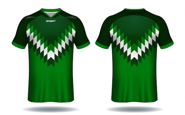 Camiseta de fútbol template.sport diseño de camiseta.