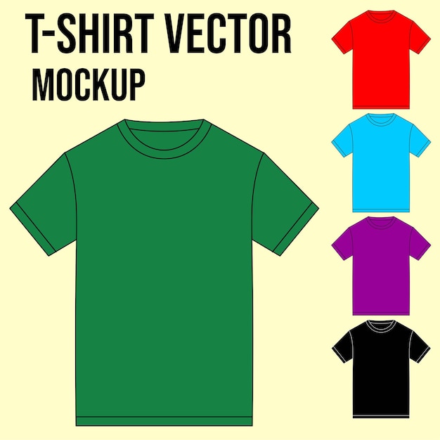Camiseta para hombres Modelo o plantilla de moda