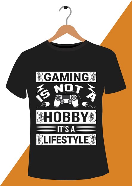 Camiseta de juego y camiseta vintage Diseño
