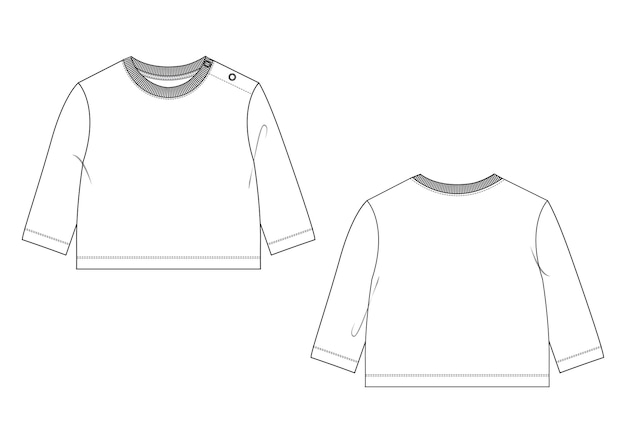 Camiseta de manga larga para bebés