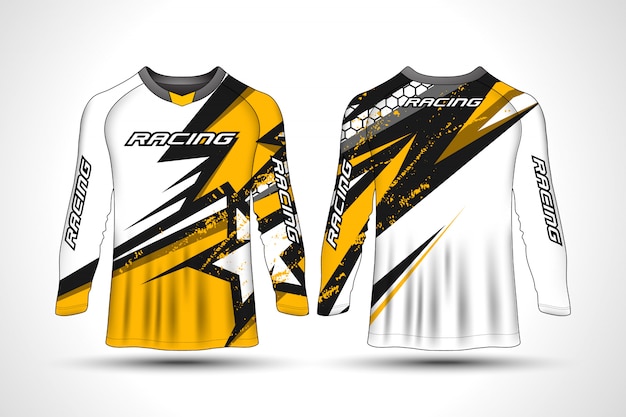 Camiseta de manga larga sport moto jersey