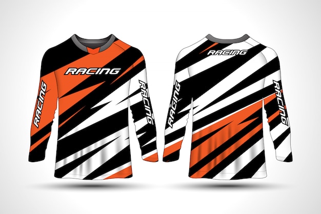 Camiseta de manga larga sport moto jersey