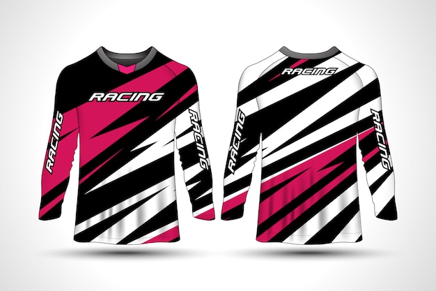 Camiseta de manga larga sport moto jersey