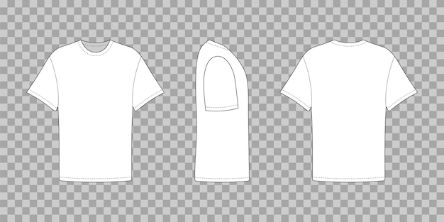 Camiseta de manga larga vista delantera y lateral trasera