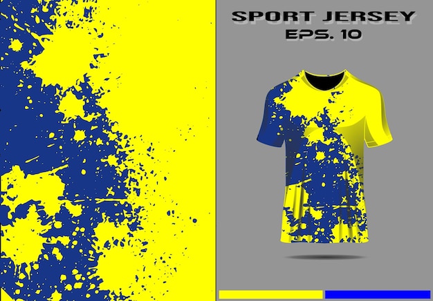 Camiseta maqueta deporte carreras grunge diseño