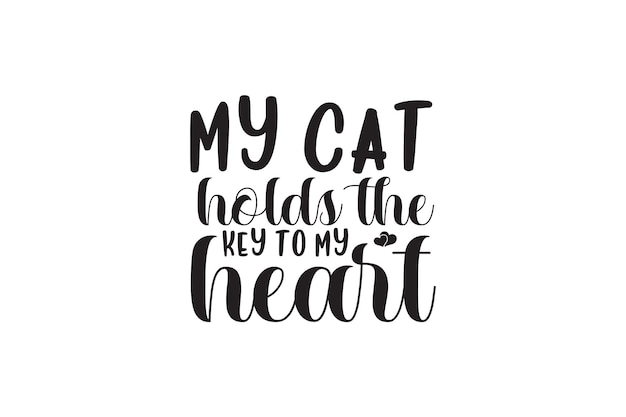 Camiseta Mi gato tiene la llave de mi corazón