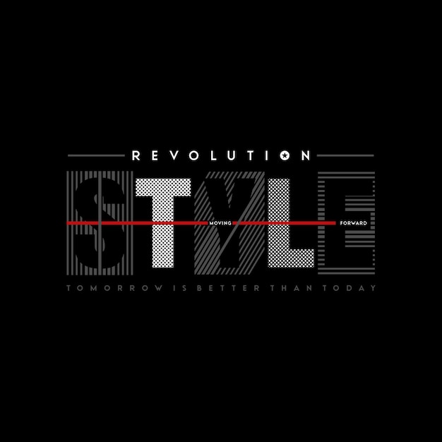 camiseta de moda de tipografía de estilo urbano