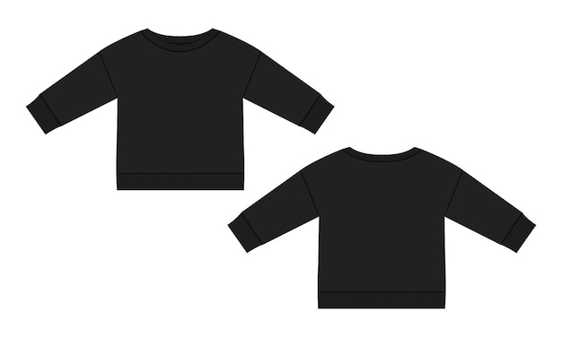 Camiseta negra para niños