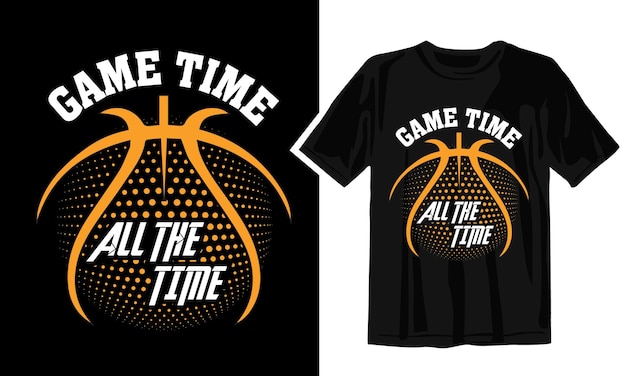 una camiseta negra con las palabras juego por todas partes