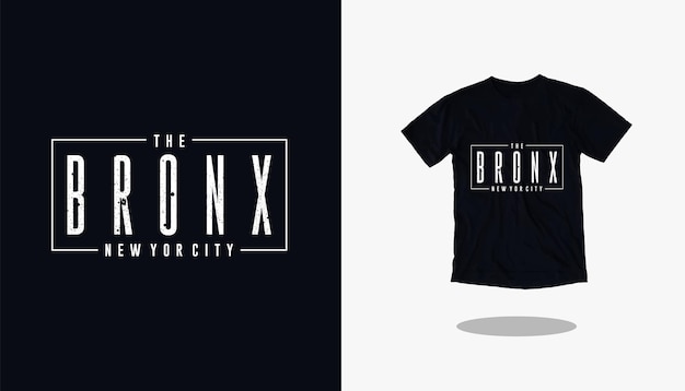 Una camiseta negra que dice el bronx