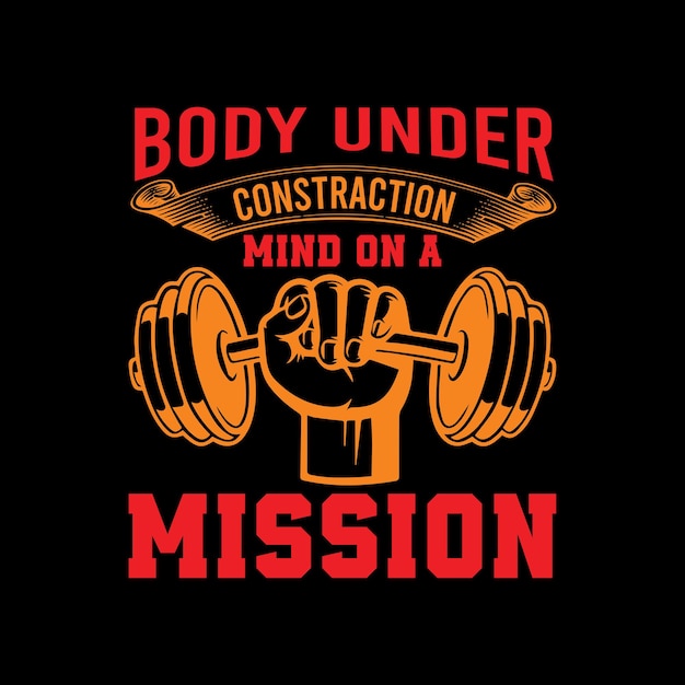 Camiseta negra tipografía citas gimnasio