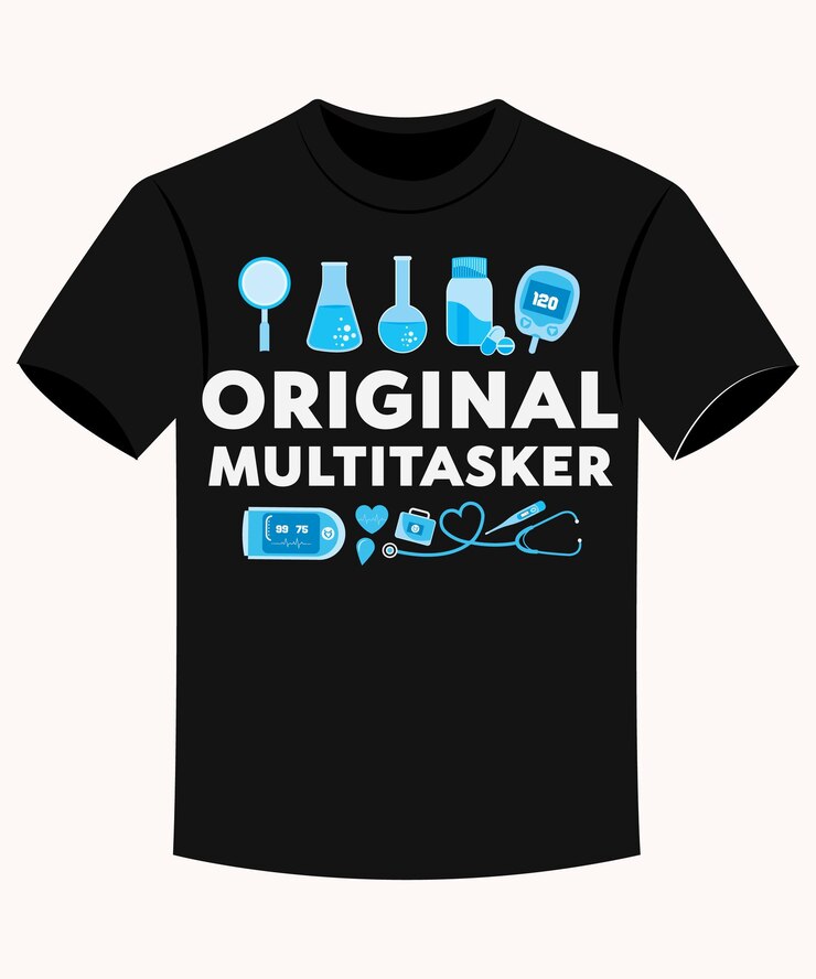 Camiseta original de enfermera divertida para impresión bajo demanda para negocios e industria de impresión