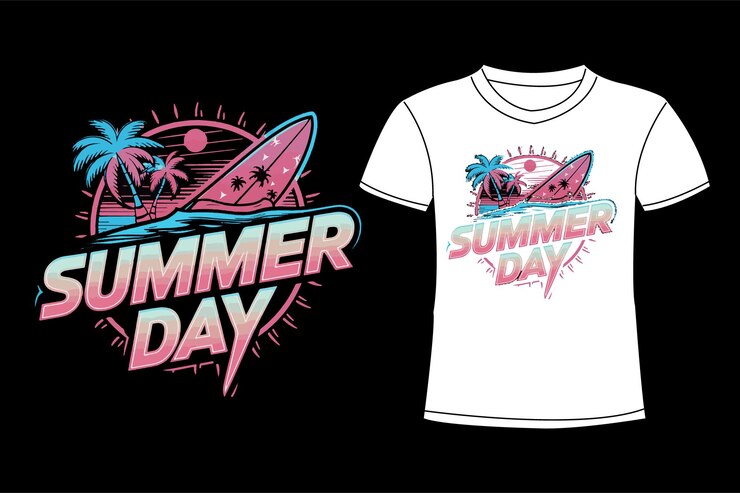 una camiseta con la palabra verano escrita en ella