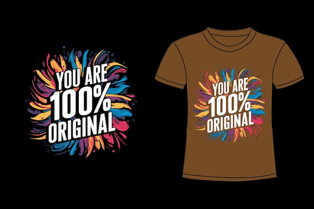 una camiseta con las palabras eres de la marca