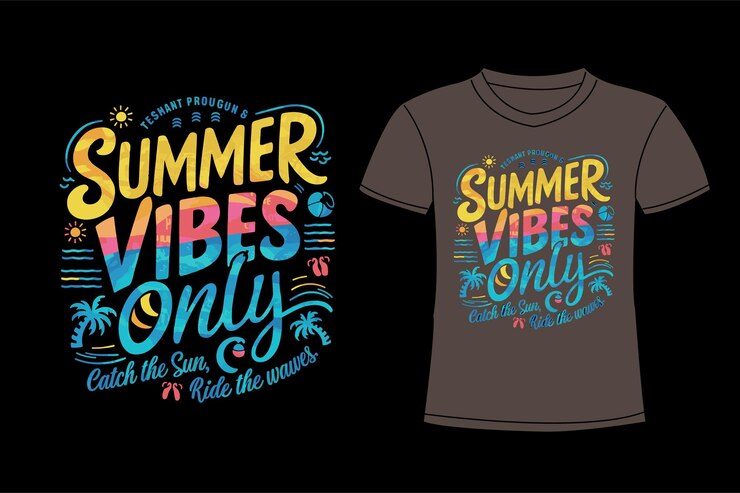 una camiseta con las palabras verano en ella