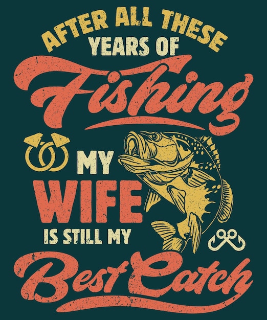Una camiseta de pesca gráfica para los amantes de la pesca 15