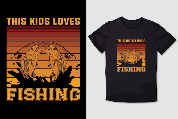 CAMISETA DE PESCA A ESTE NIÑO LE ENCANTA LA PESCA