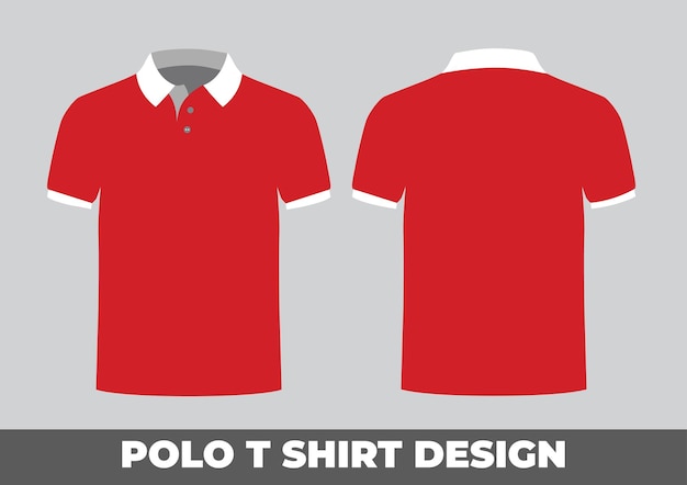 Vector camiseta pholo gratuita diseño camiseta roja