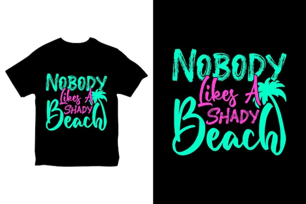 Camiseta de playa de verano