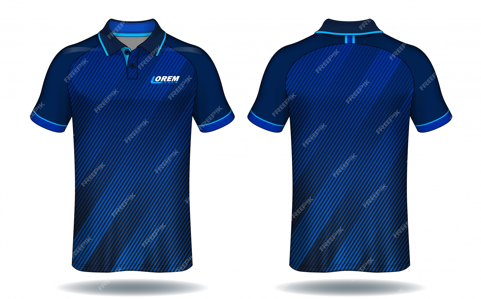 Camiseta de polo diseño, plantilla de | Vector Premium