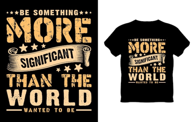 Una camiseta que dice algo más que el mundo.