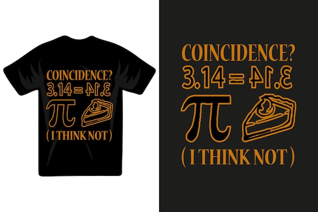 Una camiseta que dice "¿coincidencia?".