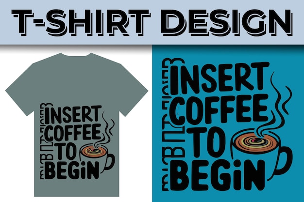 una camiseta que dice diseño de camiseta en ella