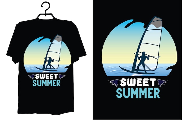 Una camiseta que dice dulce verano.