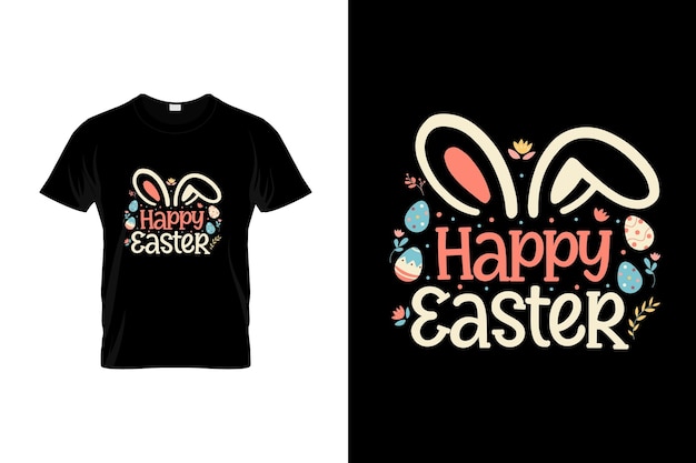 Una camiseta que dice felices pascuas.