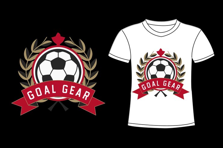 una camiseta que dice fútbol en ella