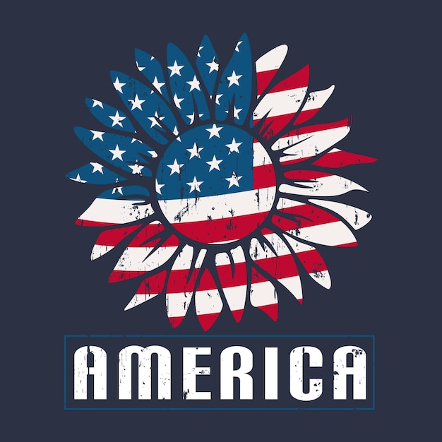 Camiseta de regalo divertido de la bandera estadounidense del 4 de julio de EE. UU.