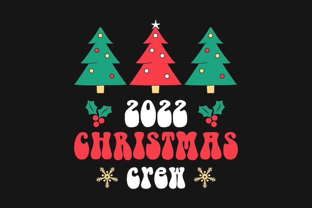 Camiseta Retro Árbol Navidad