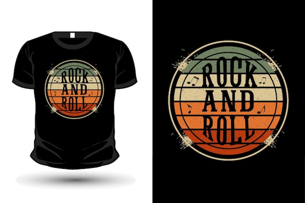 Camiseta rock and roll