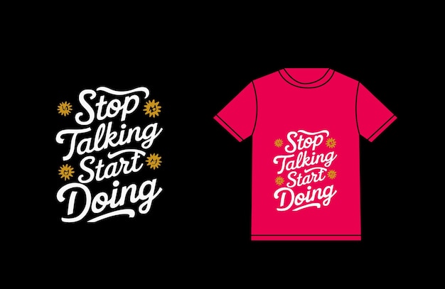 una camiseta rosa con las palabras dejar de cuidar de ella