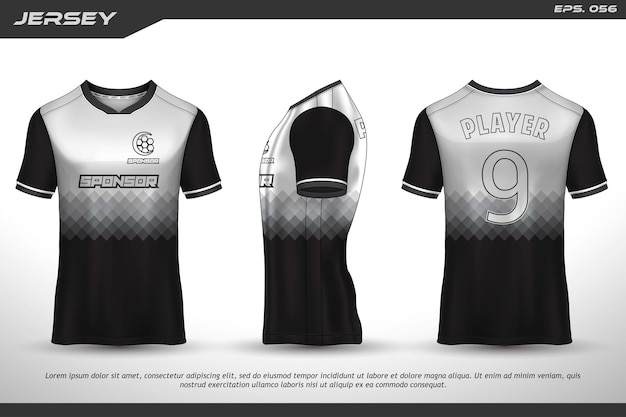 Camiseta de sublimación de diseño de jersey Patrón geométrico premium Colección de vectores increíbles para fútbol Fútbol carreras ciclismo juegos motocross deportes
