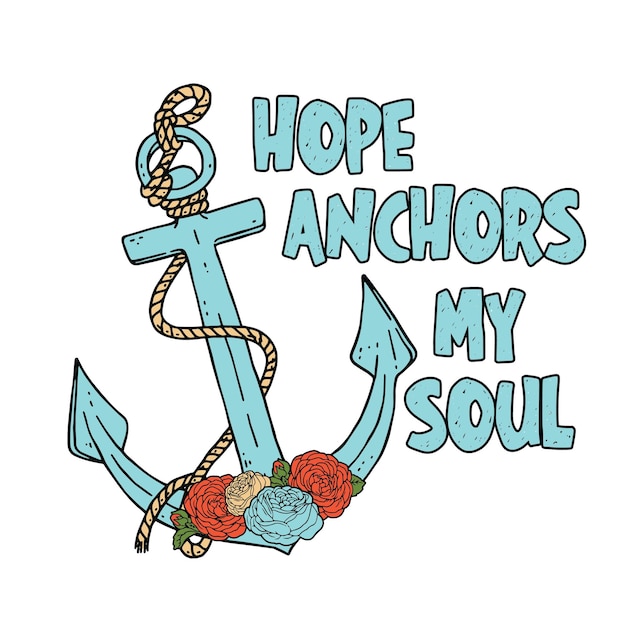 La camiseta SVG retro de Anchor tiene un diseño vectorial de Anchor.
