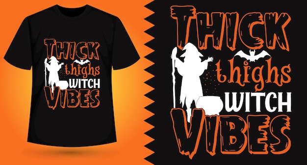 Vector camiseta thimgs witch vibes