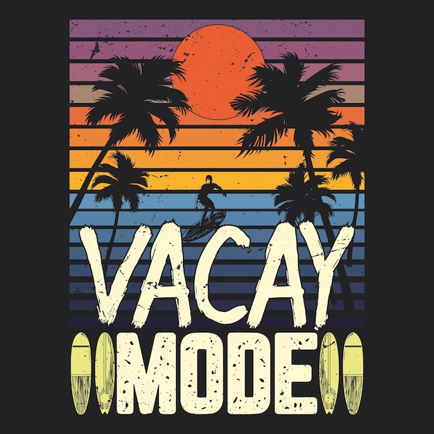 camiseta de verano camiseta de estado de ánimo de vacaciones de verano dulce