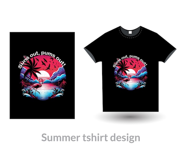 camiseta de verano moderna