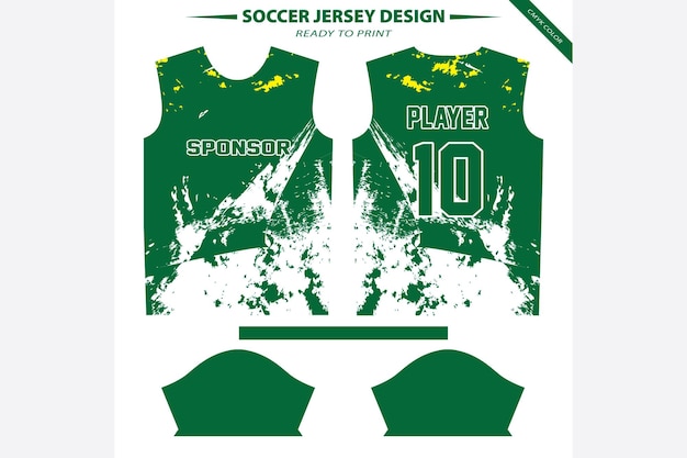 una camiseta verde con el número 10 en ella